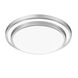 Irving 14 inch Brushed Aluminum Semi-Flush Mount Ceiling Light