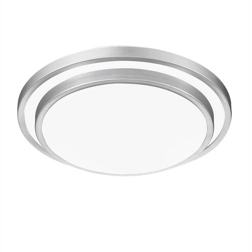 Irving 14 inch Brushed Aluminum Semi-Flush Mount Ceiling Light