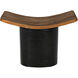 Corum 20 inch Clear Coat Satin with Charcoal Black Stool