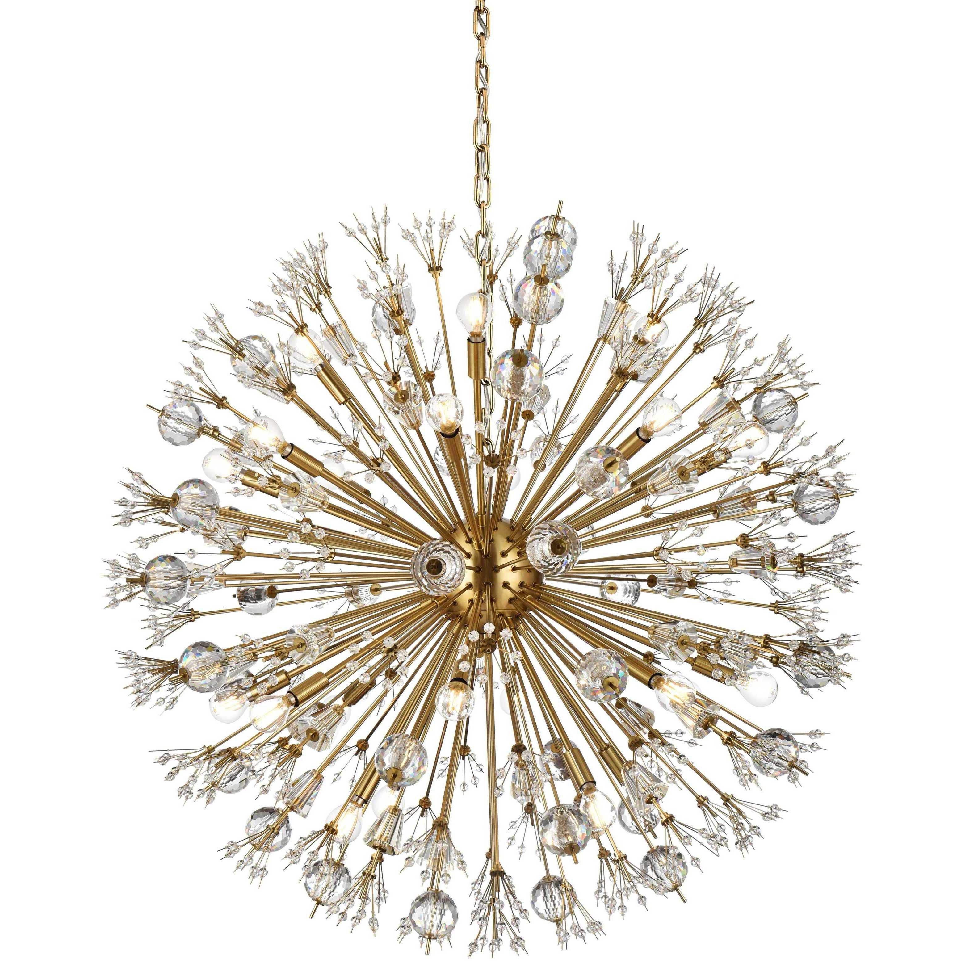 Vera 24 Light 38 inch Gold Pendant Ceiling Light