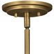 Somerset 1 Light 15.5 inch Heritage Brass Indoor Pendant Ceiling Light