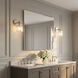 C&M by Chapman & Myers Barstow 1 Light 4.5 inch Polished Nickel Bath Vanity Wall Light