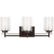 Elmwood Park 3 Light 22.25 inch Bronze Wall Bath Fixture Wall Light