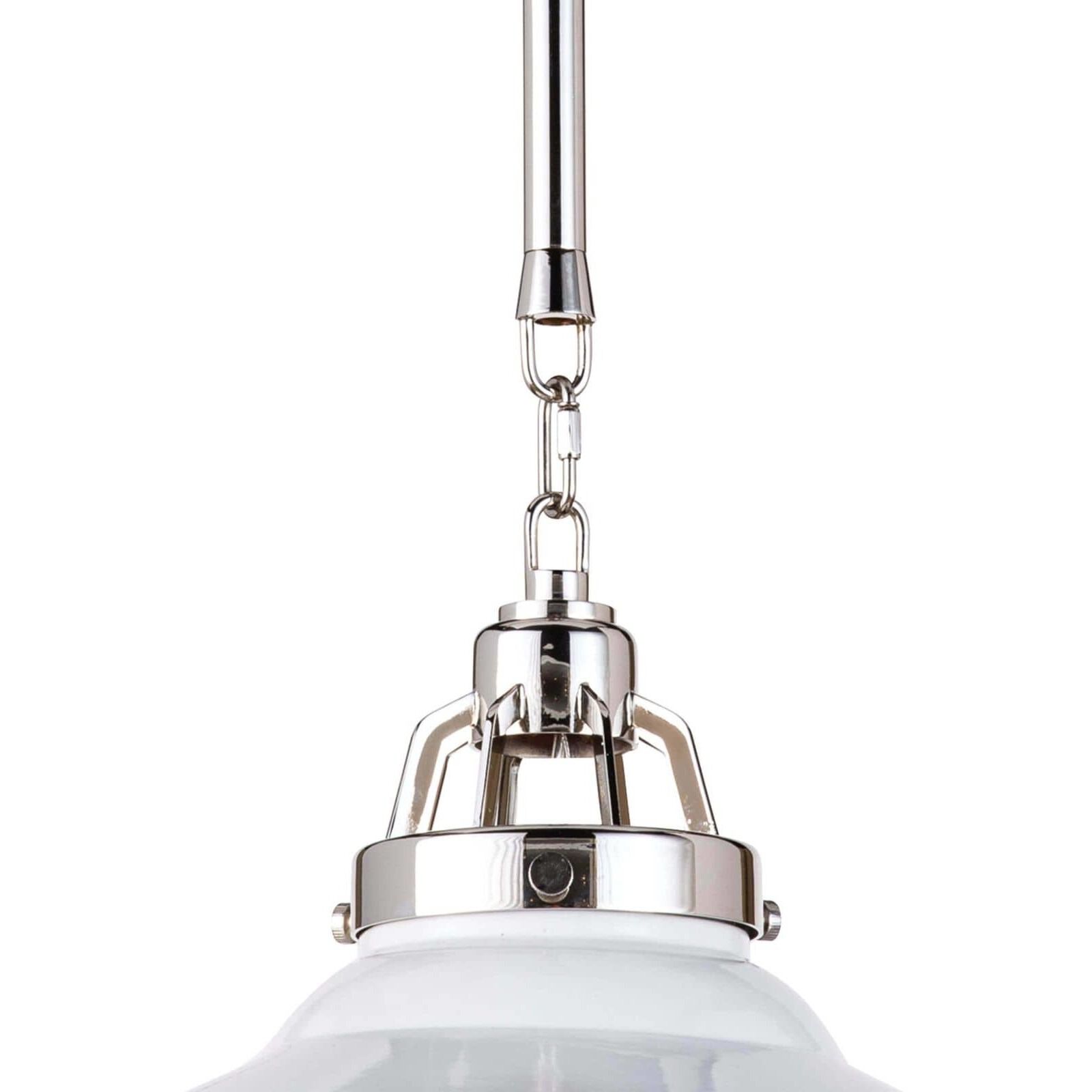 Maine 1 Light 16 inch White Pendant Ceiling Light, Large