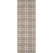 Sheffield Market 96 X 30 inch Cream, Taupe, Wheat, Aqua Rug