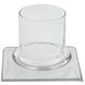 Serving Platter 4 X 4 inch Clear Platter, Set of 2