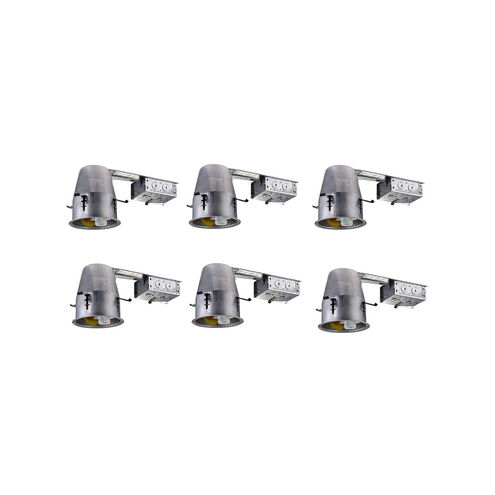 Signature MR16LED Aluminum Recessed Housing, 4in, Remodel, IC Rated, Pack of 6