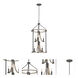 Middleton 6 Light 18 inch Natural Iron Foyer Light Ceiling Light