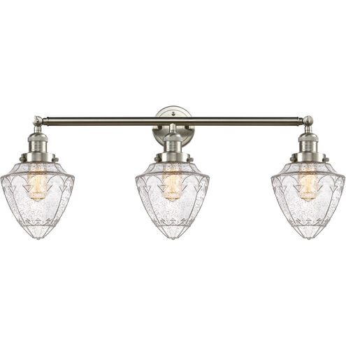 Franklin Restoration Bullet 3 Light 33.75 inch Bathroom Vanity Light