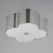 Clover 2 Light 14 inch Polished Nickel Flush Mount Ceiling Light