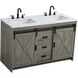 Austin 54 X 34 inch Rustic Grey Bathroom Vanity Cabinet