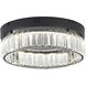 Canada LED 13.75 inch Satin Black LED Flush Mount Ceiling Light