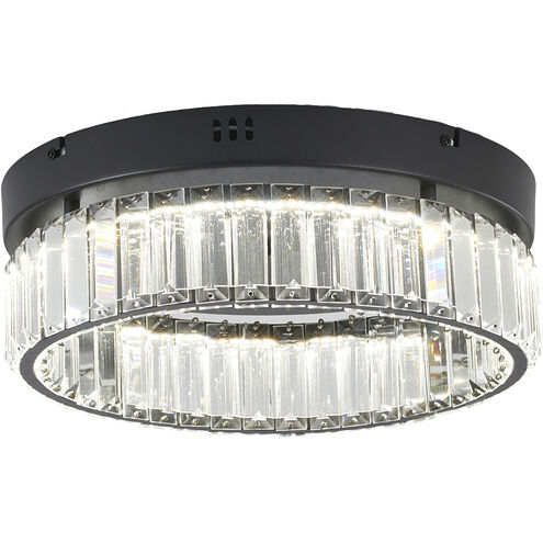 Canada LED 13.75 inch Satin Black LED Flush Mount Ceiling Light