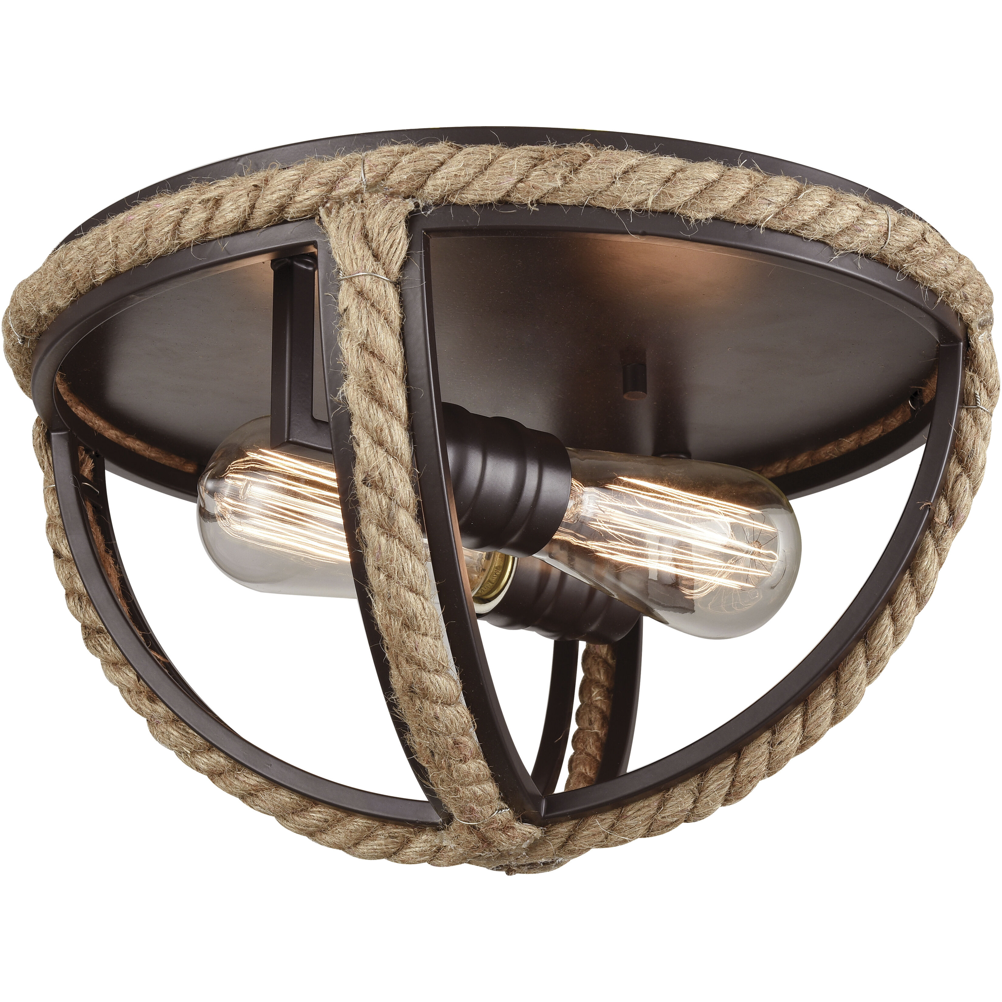 Rope flush mount light shop