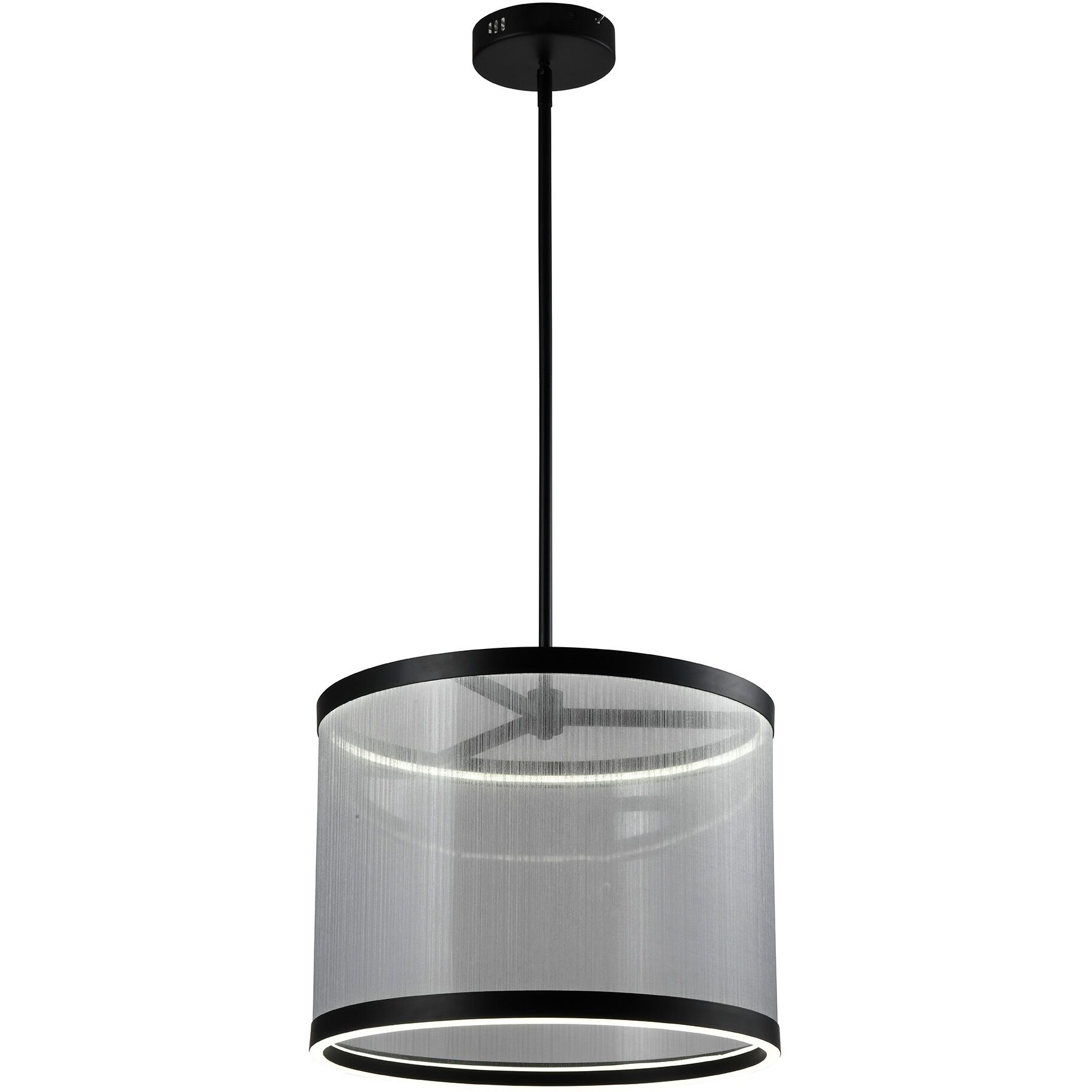 Cora LED 17.7 inch Black and Black Pendant Ceiling Light