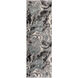 Artema 94 X 32 inch Black/Grey Rug in 2 x 8
