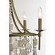 Cebu 5 Light 21 inch Capiz/Gold Silver Chandelier Ceiling Light