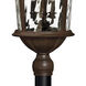 Estate Series Windsor LED 35 inch River Rock Outdoor Post Mount Lantern, Extra Large