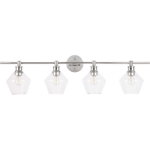 Gene 4 Light 38 inch Chrome Wall sconce Wall Light