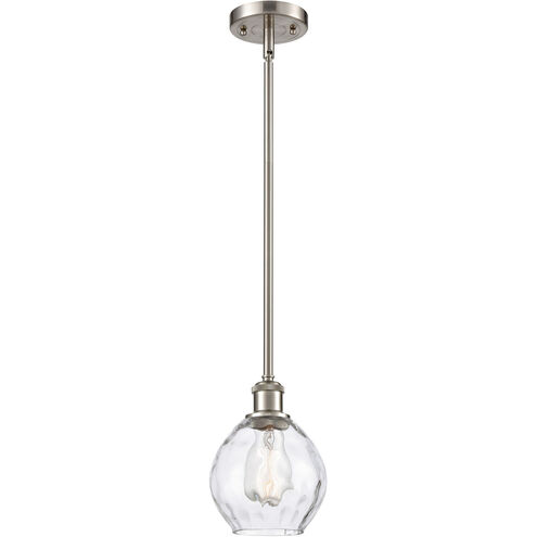 Ballston Small Waverly 1 Light 6 inch Brushed Satin Nickel Pendant Ceiling Light, Ballston