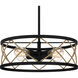 Cedar Park 4 Light 18 inch Matte Black Pendant Ceiling Light