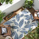 Bodrum 120 X 94 inch Pale Blue Outdoor Rug in 8 x 10, Rectangle