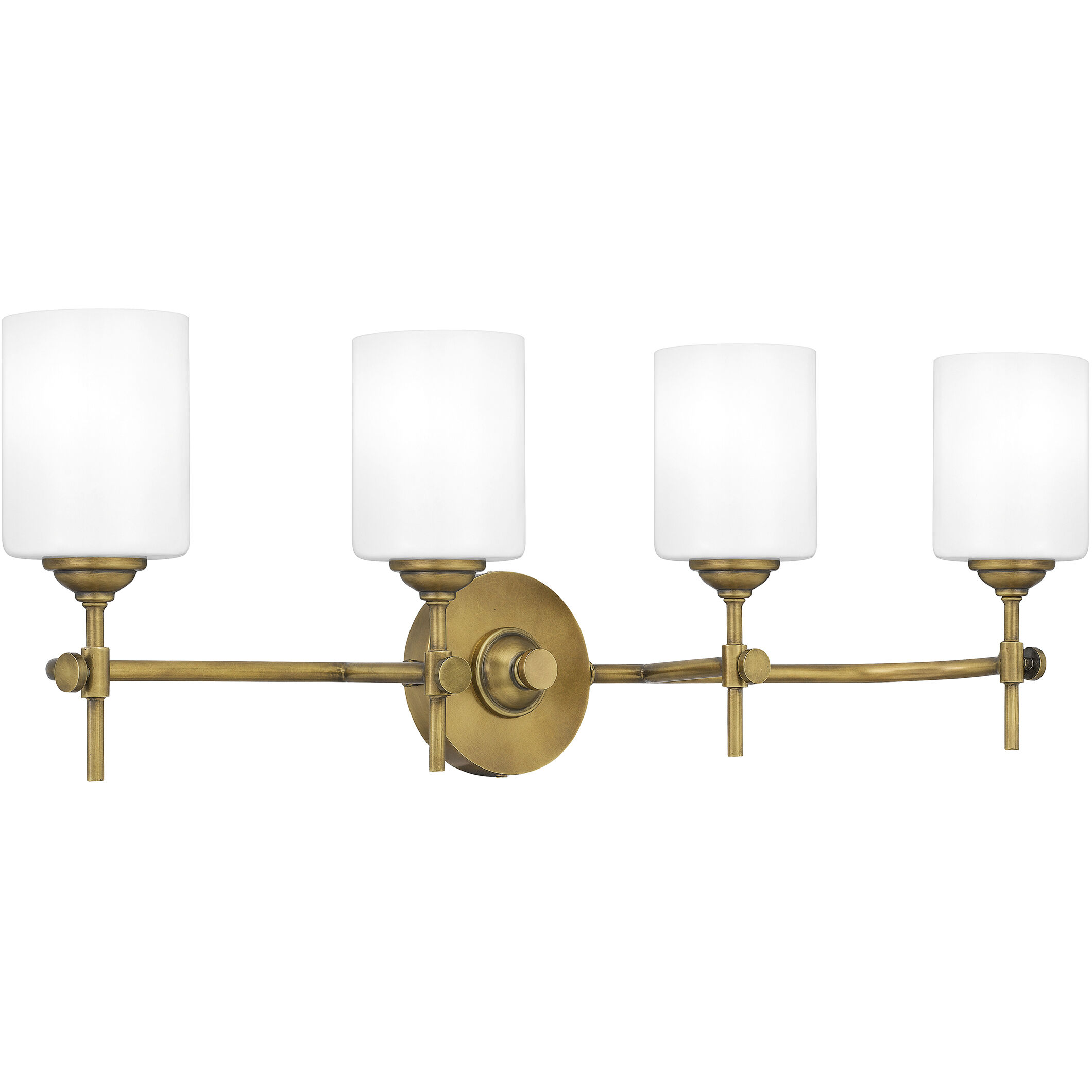 Aria 4 Light 31 inch Weathered Brass Bath Light Wall Light