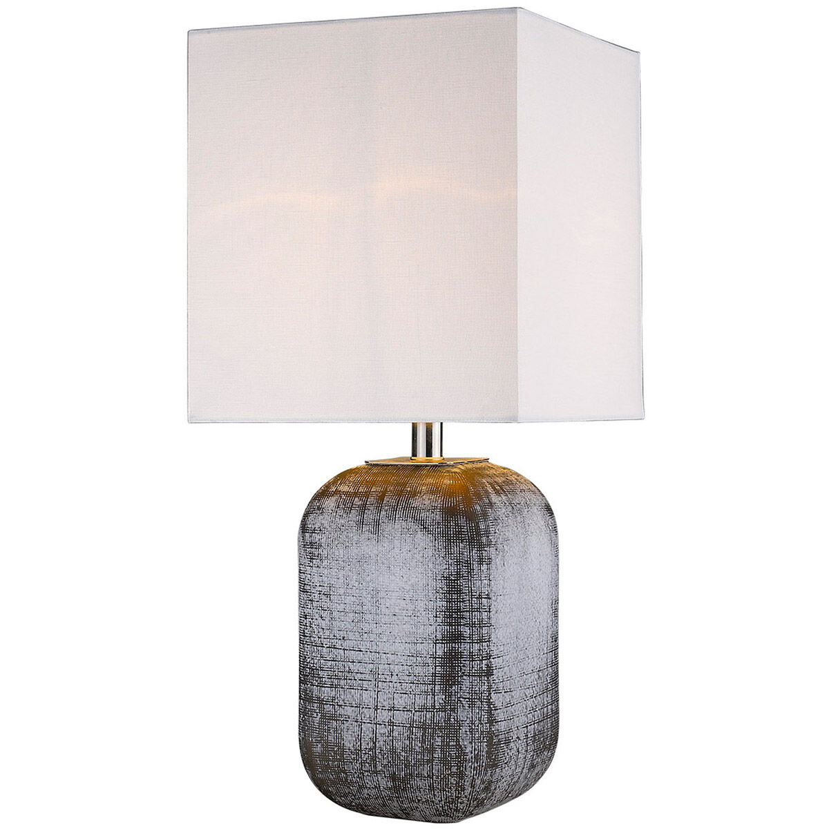 Trend Home 25 inch 150.00 watt Polished Nickel Table Lamp Portable Light