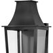 Coastal Elements Georgetown 1 Light 21.75 inch Black Outdoor Wall Mount