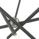 Soho 8 Light 32 inch Scandinavian Gray Linear Chandelier Ceiling Light