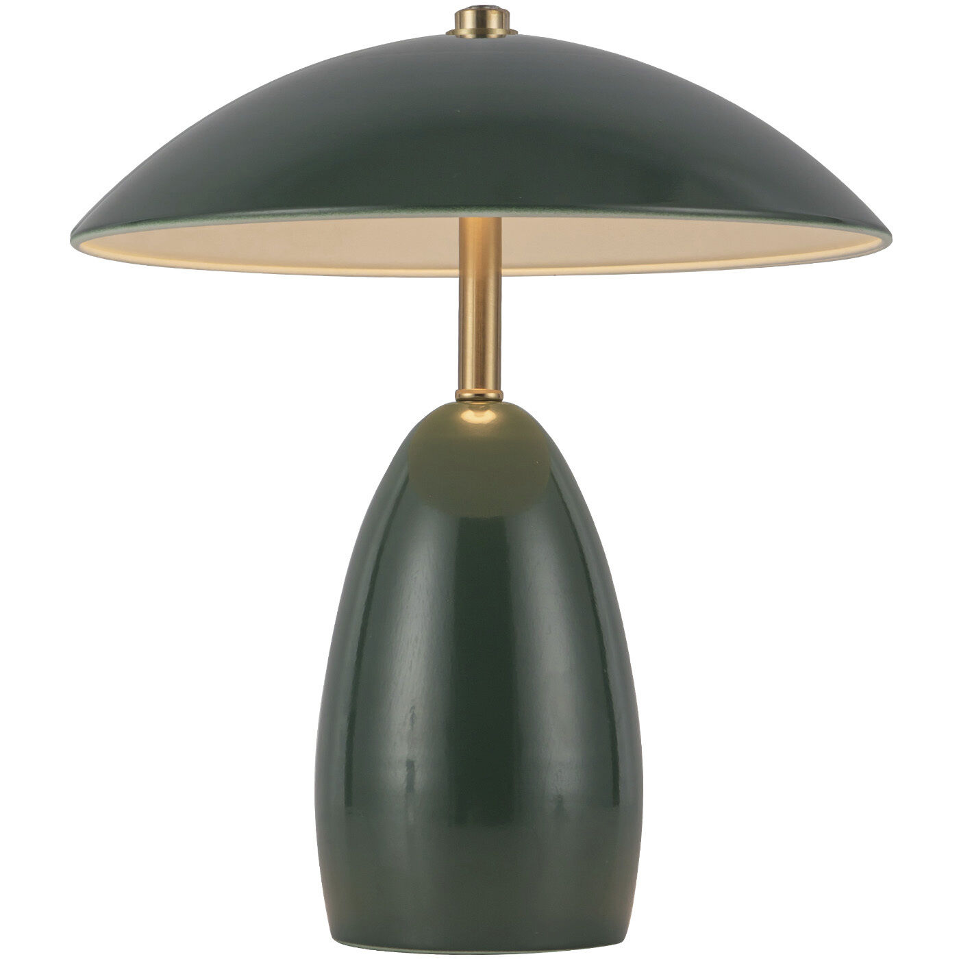 Alora Mood Poppy 10.63 inch 3 watt Pine Green Table Lamp Portable Light