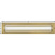 Lucien LED 24 inch Lacquered Brass Vanity Light Wall Light, Vertical