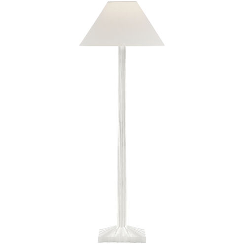 Chapman & Myers Strie 31.5 inch 60.00 watt Plaster White Buffet Lamp Portable Light in Linen