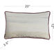 Amy 20 X 5 inch Multi - Beige and Brown Pillow