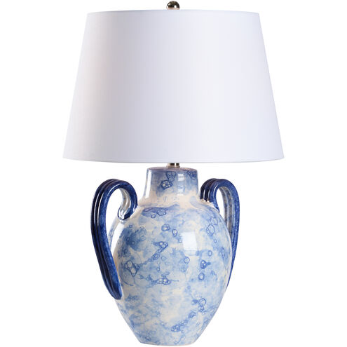 Corsini 20 inch 100.00 watt Blue and White/Cream Table Lamp Portable Light