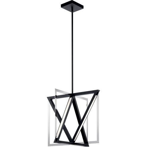 Axis LED 20.5 inch Matte Black Pendant Ceiling Light