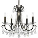 Othello 5 Light 20.5 inch English Bronze Chandelier Ceiling Light in Clear Hand Cut