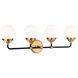 Ian K. Fowler Cafe LED 30 inch Satin Brass Wall Bath Fixture Wall Light