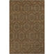 Pueblo 102 X 66 inch Camel, Khaki, Burnt Orange Rug