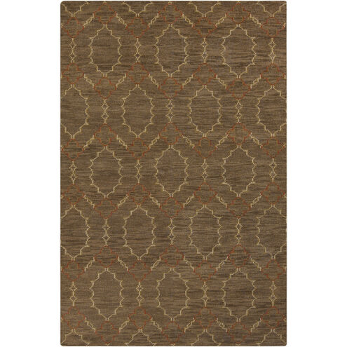 Pueblo 102 X 66 inch Camel, Khaki, Burnt Orange Rug