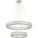 Kinsley 1 Light 28 inch Polished Chrome Pendant Ceiling Light