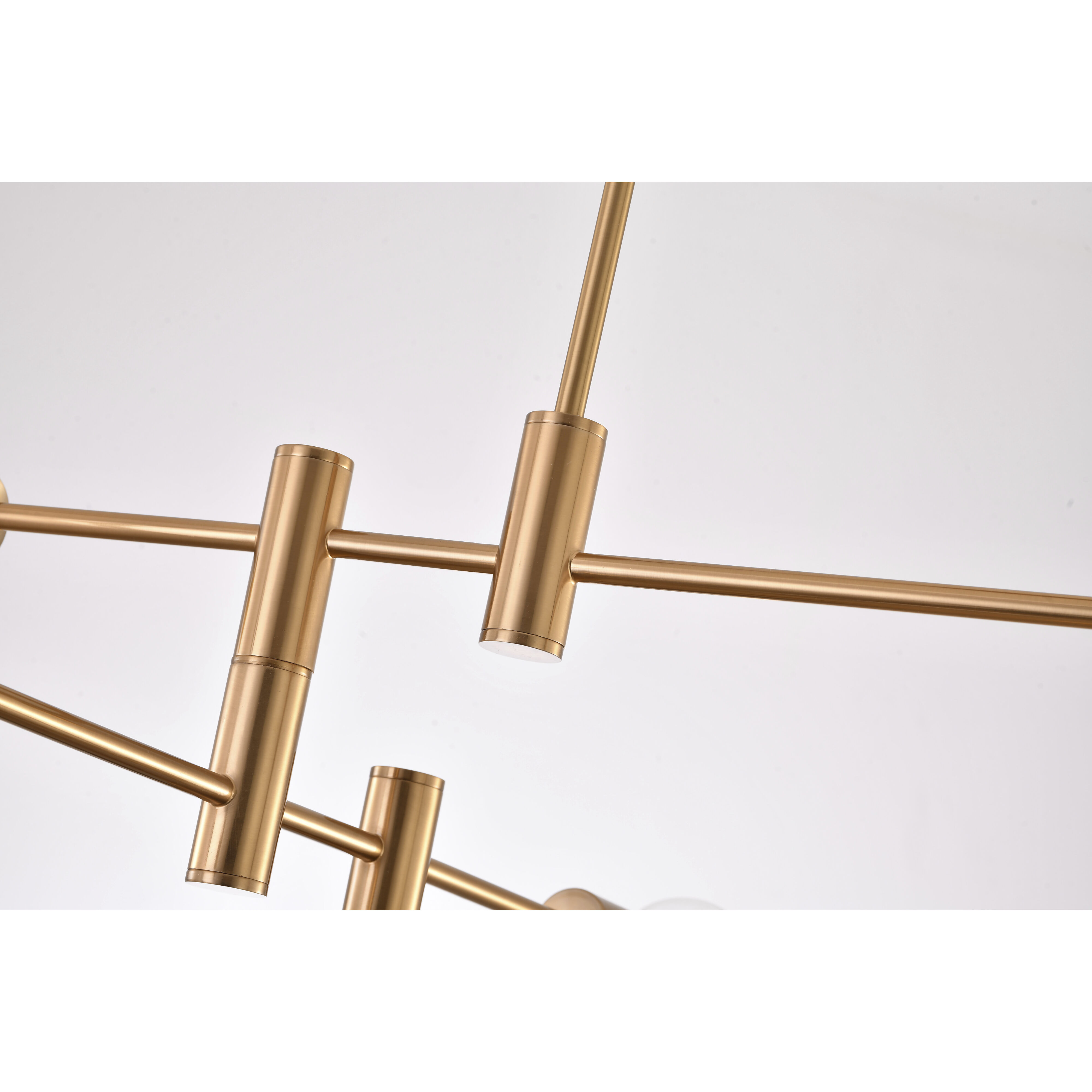 Canada 8 Light 31.5 inch Brass Chandelier Ceiling Light