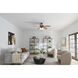 Renew Premier 52 inch Oil Brushed Bronze with Walnut Blades Ceiling Fan