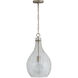 Rabun 1 Light 12 inch Brushed Nickel Pendant Ceiling Light