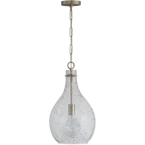 Rabun 1 Light 12 inch Brushed Nickel Pendant Ceiling Light