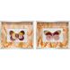 Flight Patterns Orange and Pink and Red and Yellow Framed Art, The Studio
