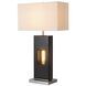 Deus Ex Machina 24 inch 100.00 watt Espresso and Brushed Nickel Table Lamp Portable Light