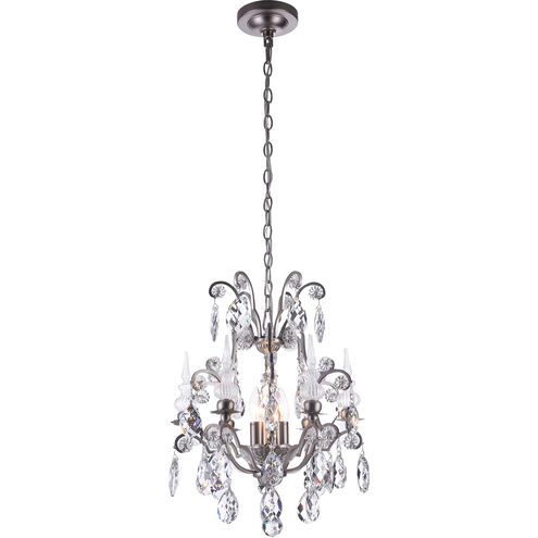 Canada 3 Light 16 inch Pewter Chandelier Ceiling Light