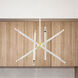 Soho 8 Light 20 inch White with Polished Brass Accents Chandelier Ceiling Light