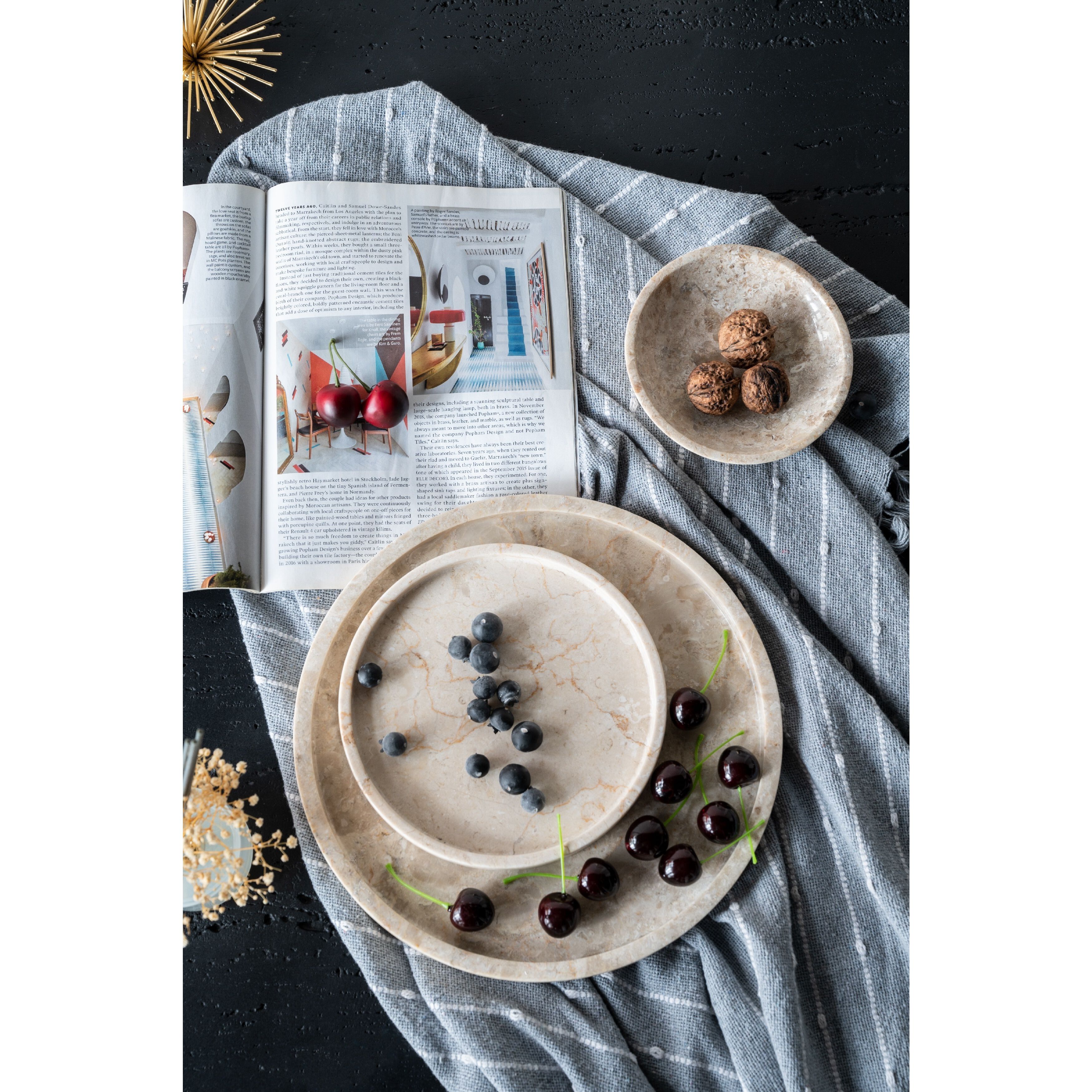 Anita 11.8 X 11.8 inch Cream Decorative Plate